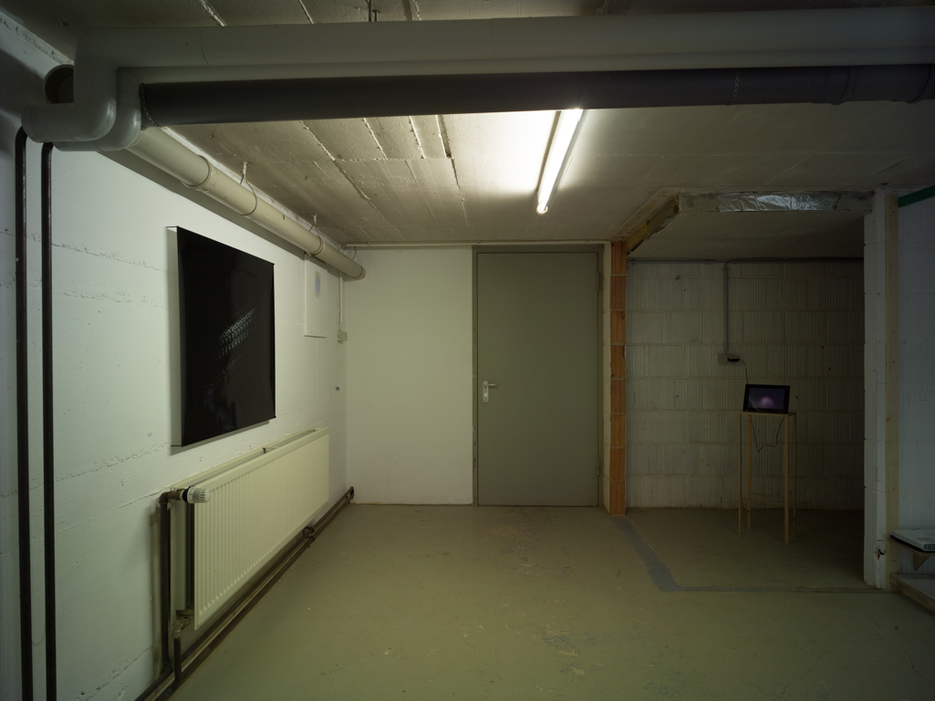 Dokumentationsfoto zur Ausstellung im Keller der KH Kassel