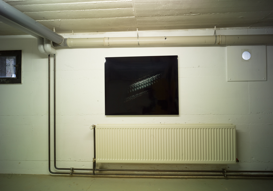 Dokumentationsfoto zur Ausstellung im Keller der KH Kassel